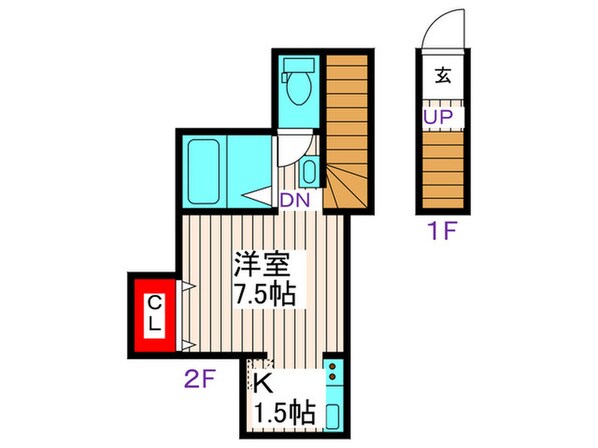 ラヴィエベール小岩の物件間取画像